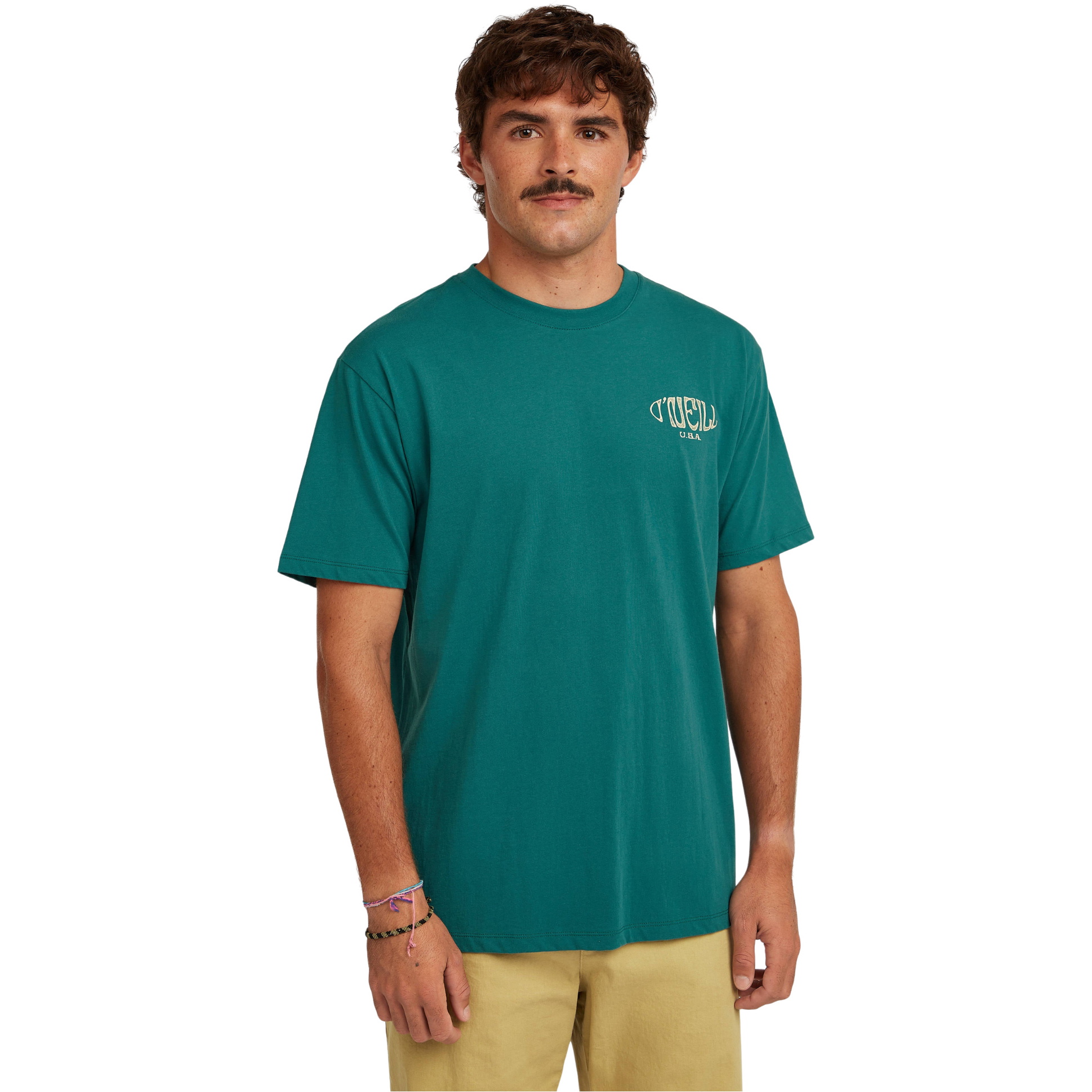 2026 O'Neill Herre Kasse Logo T-shirt 2850353 - Botanical Heat